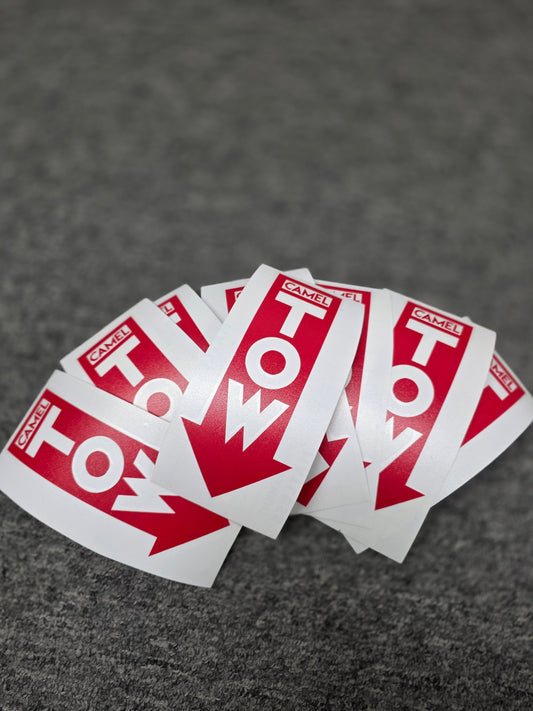 Camel Tow Stickers