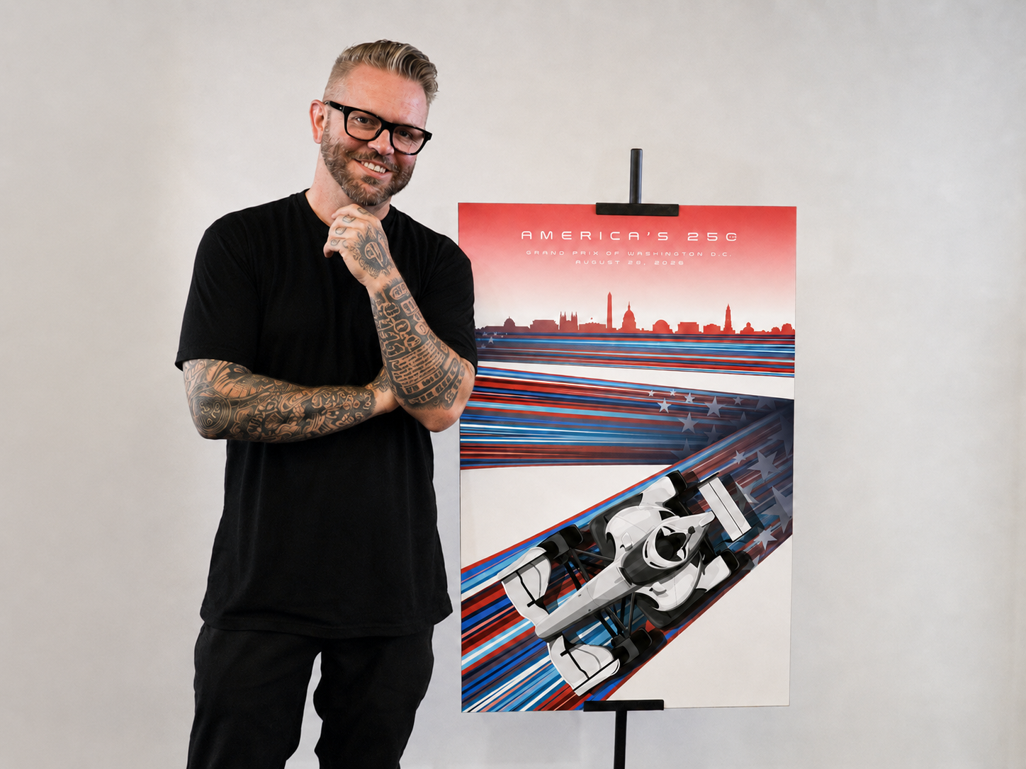 America 250 Race Art — Limited Signed and Numbered