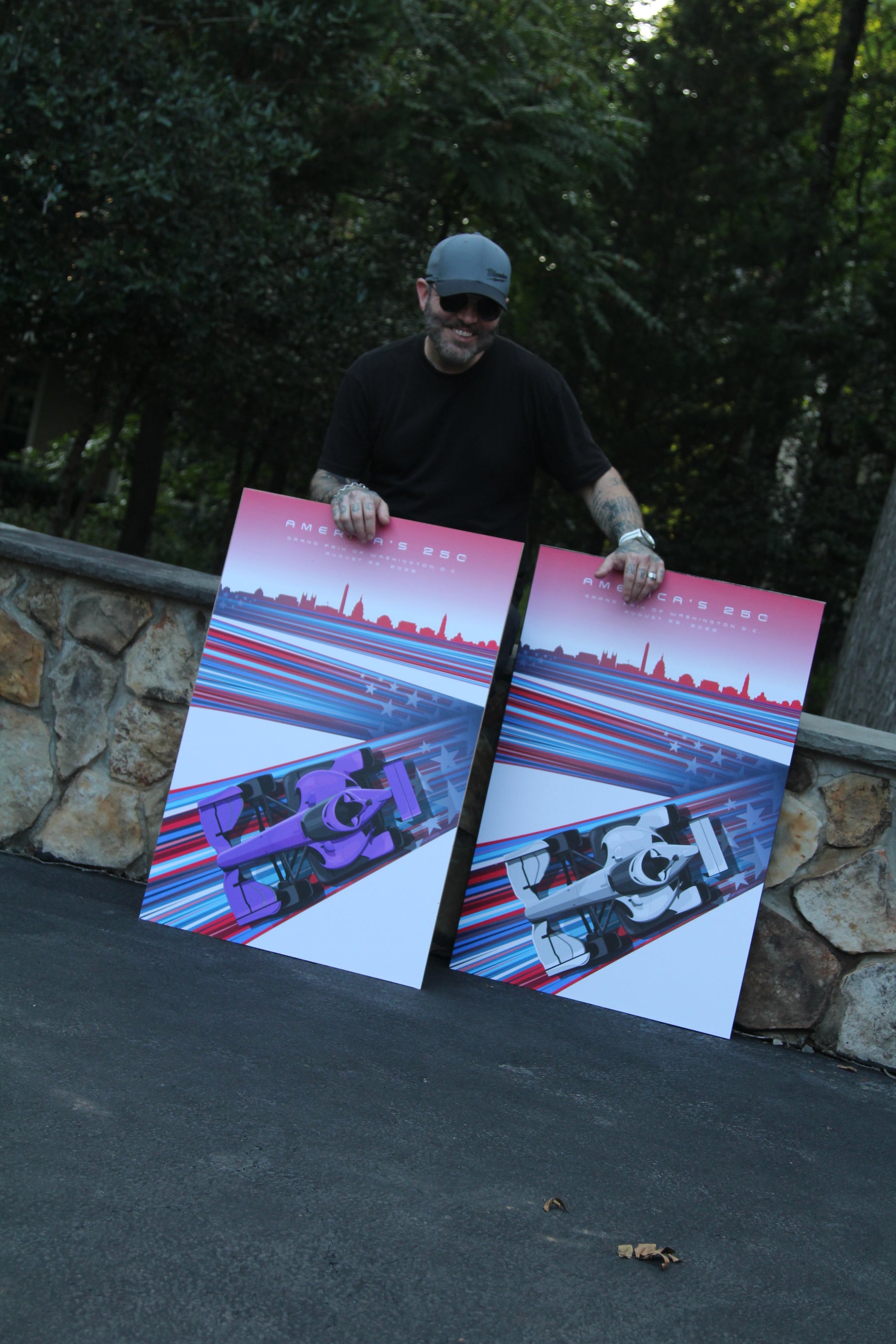 America 250 Race Art — Limited Signed and Numbered