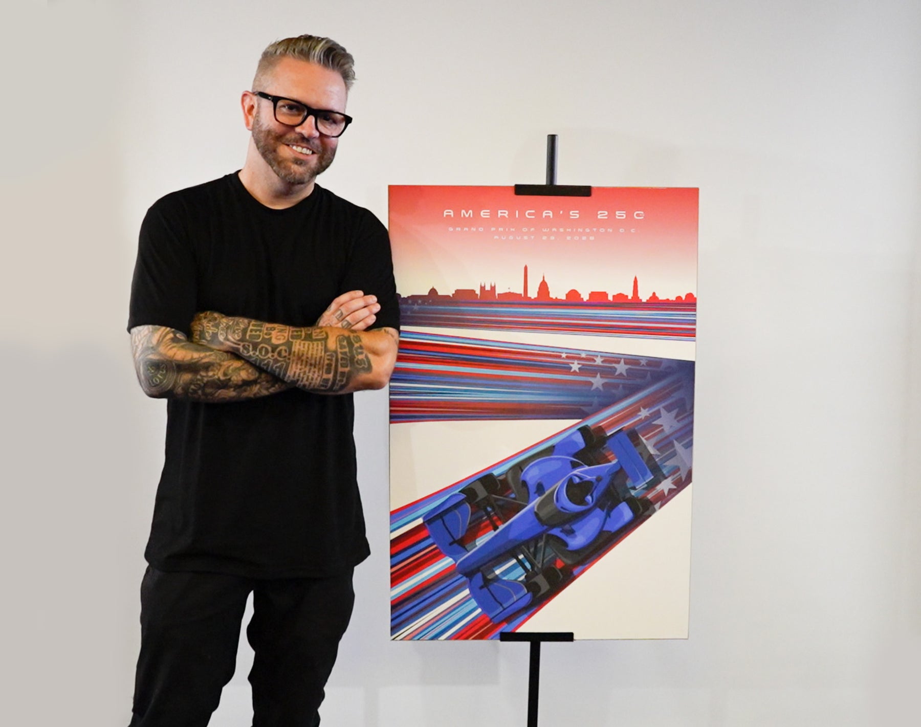America 250 Race Art — Limited Signed and Numbered